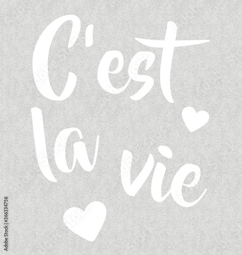 c'est la vie