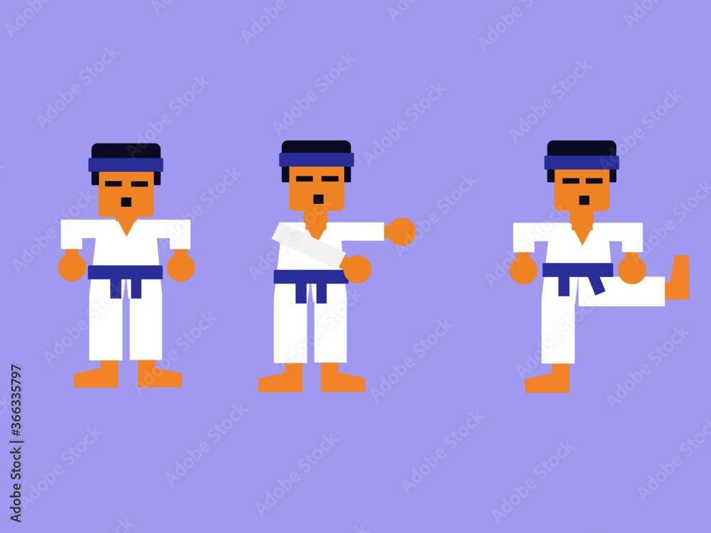 Karate series, sport of martial arts
