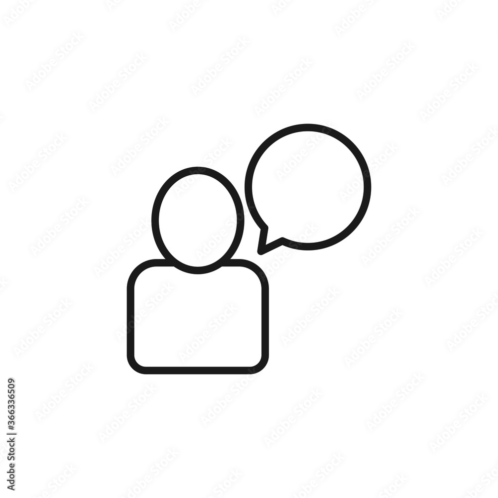 Speech bubble icon. Conversation symbol modern, simple, vector, icon for website design, mobile app, ui. Vector Illustration Speech bubble icon. Conversation symbol modern, simple, vector, icon for website design, mobile app, ui. Vector Illustration