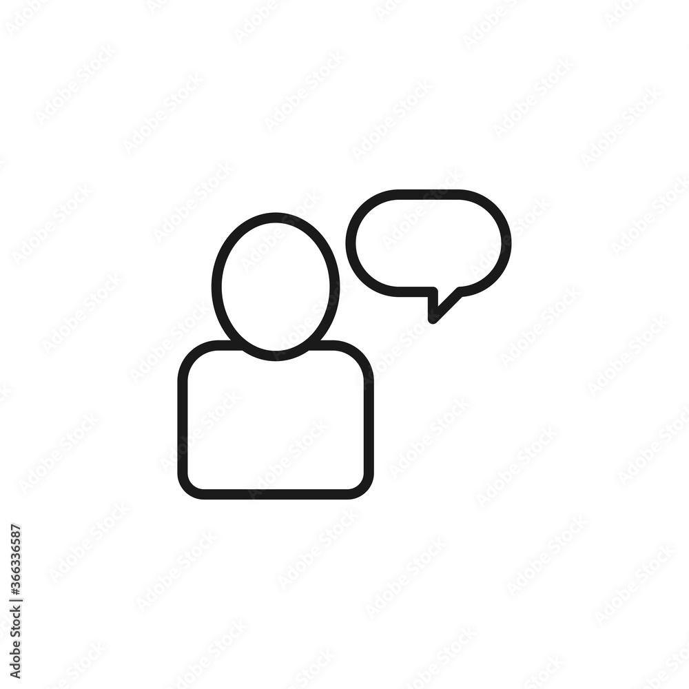 Speech bubble icon. Conversation symbol modern, simple, vector, icon for website design, mobile app, ui. Vector Illustration Speech bubble icon. Conversation symbol modern, simple, vector, icon for website design, mobile app, ui. Vector Illustration