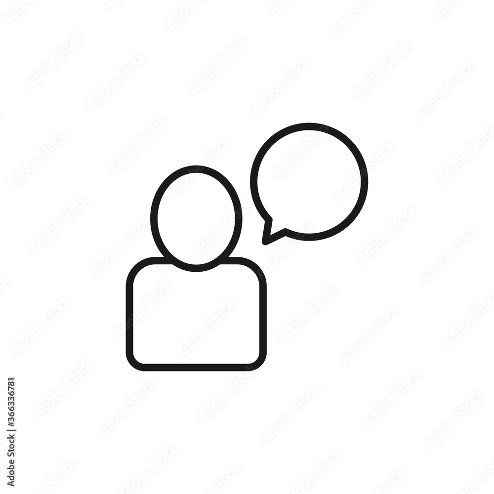 Speech bubble icon. Conversation symbol modern, simple, vector, icon for website design, mobile app, ui. Vector Illustration Speech bubble icon. Conversation symbol modern, simple, vector, icon for website design, mobile app, ui. Vector Illustration