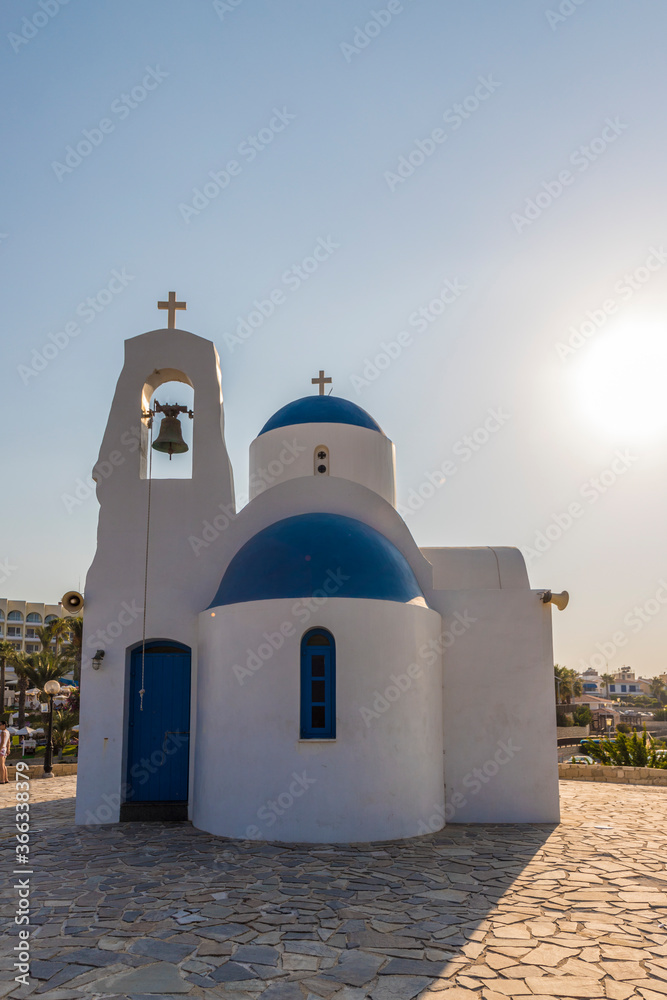 A typical church view in Cyprus