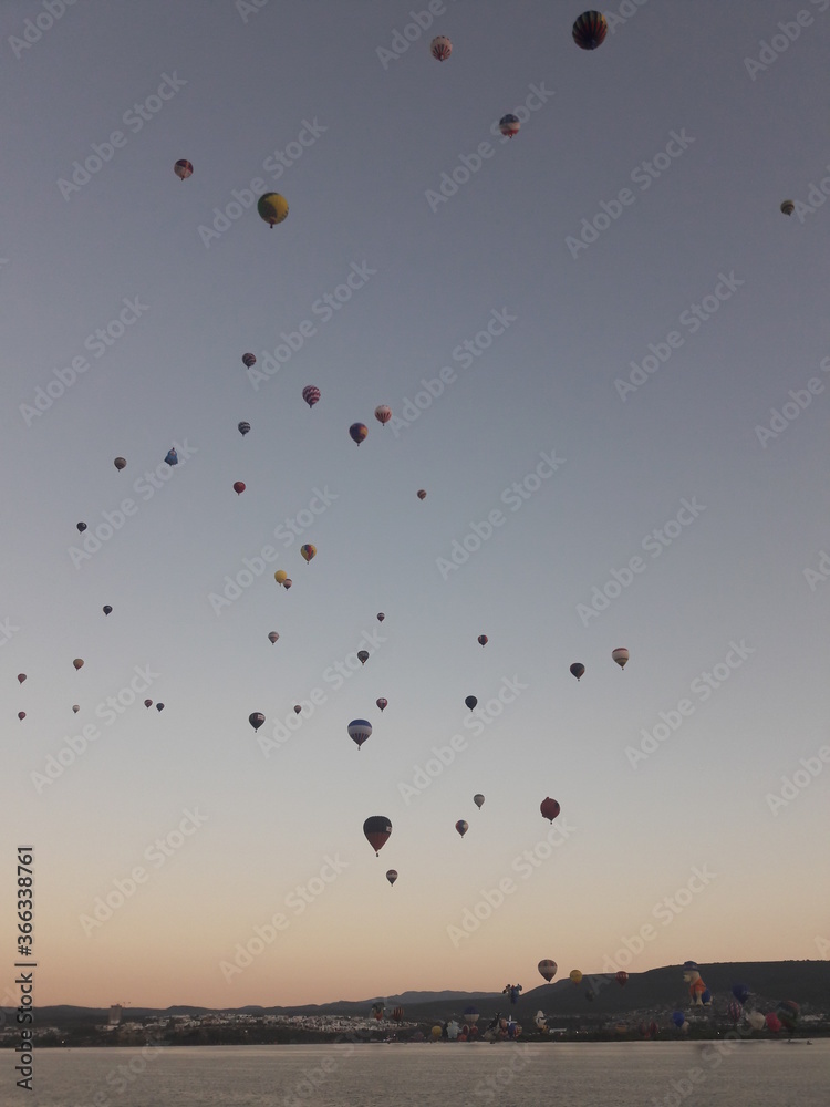 Hot Air Balloon Festival Leon Guanajuato Mexico 2016