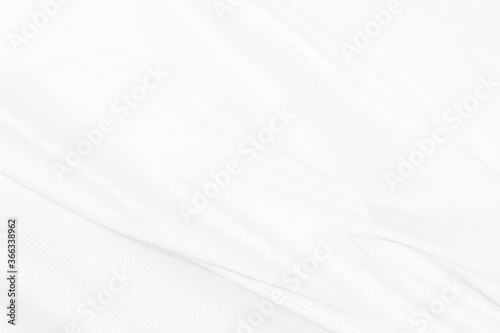woven fabric clean soft beautiful abstract smooth curve shape decorative fashion textile white background