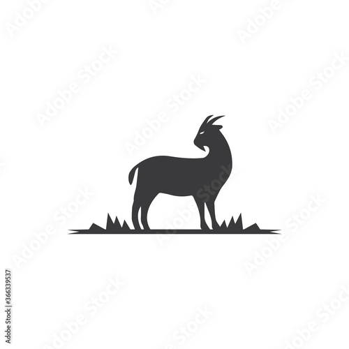 Goat Logo Template vector icon