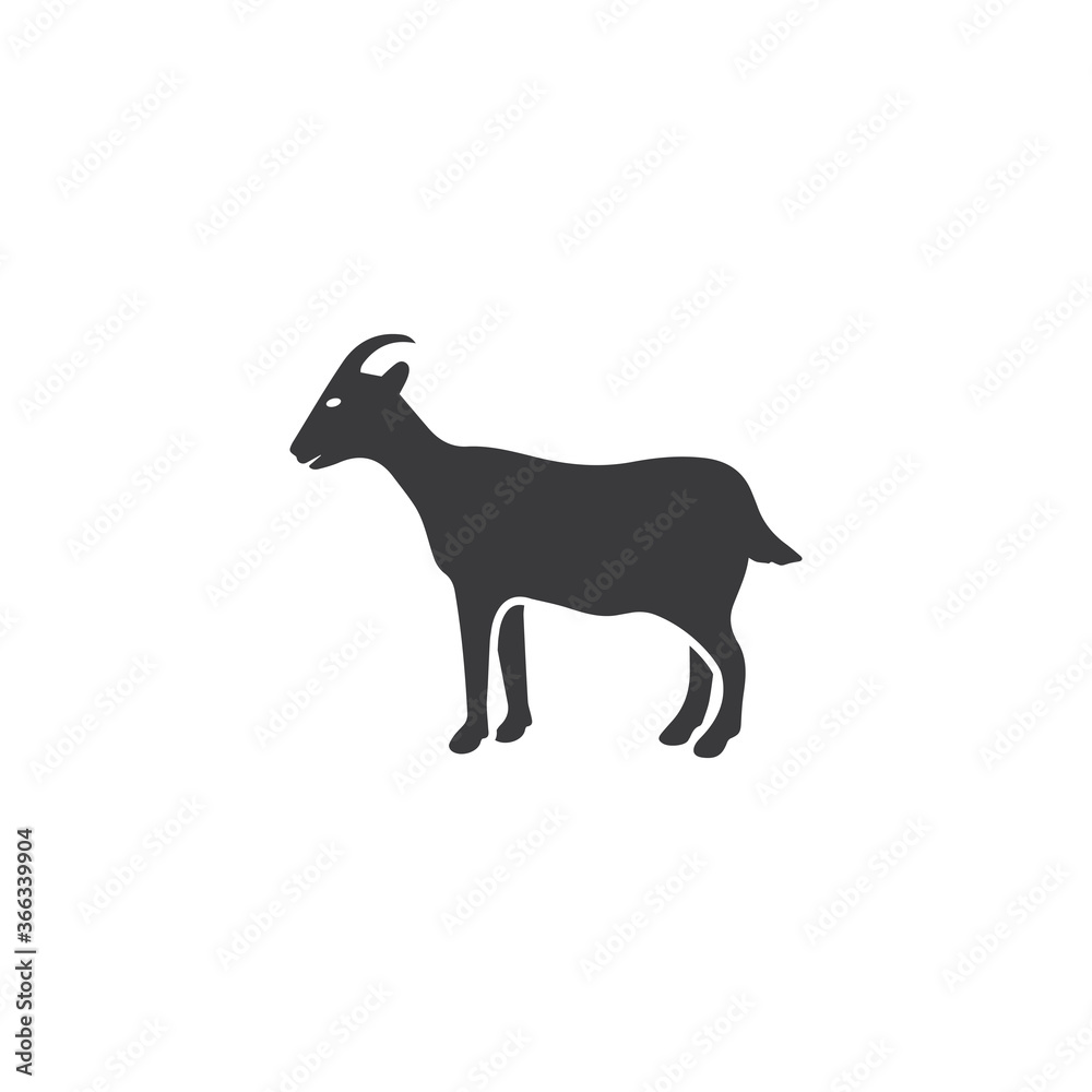 Goat Logo Template vector icon