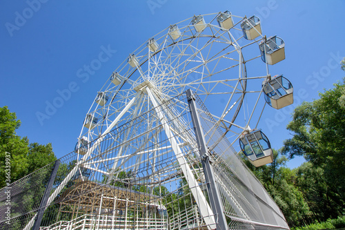 Ferris wheel in the park © Trezvon