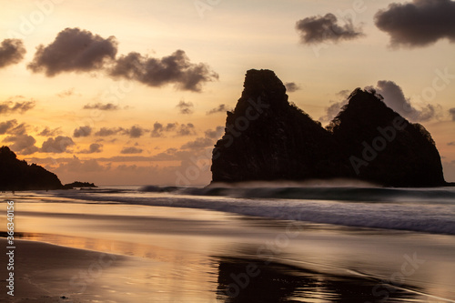 sunset at the beach