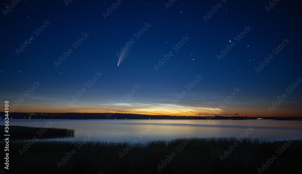 Bright comet Bright comet