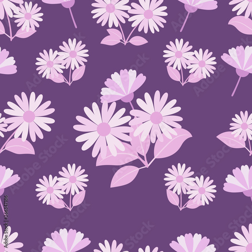 seamless pattern with flowers