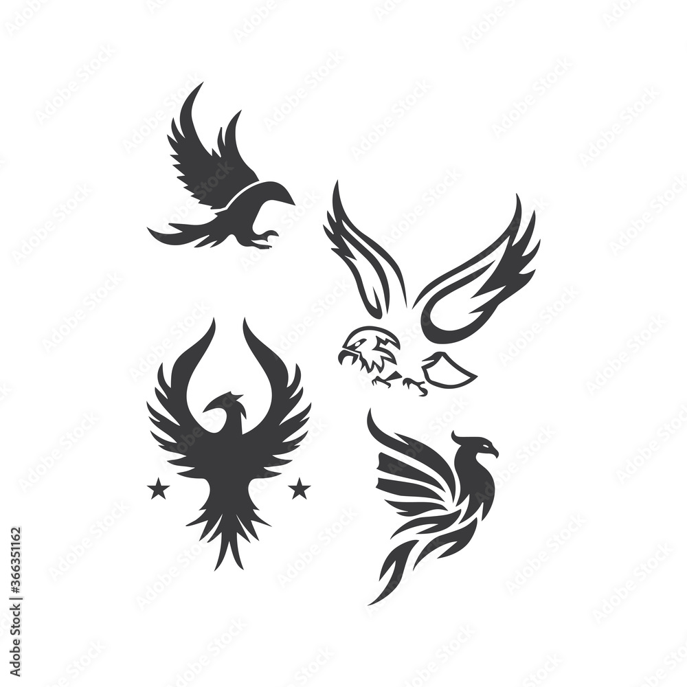 Falcon Logo Template vector Falcon Logo Template vector