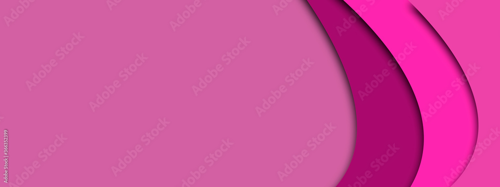 Beautiful abstract pink background with 3d lines