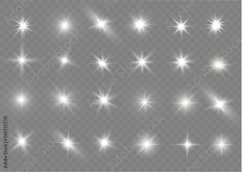 White light stars.