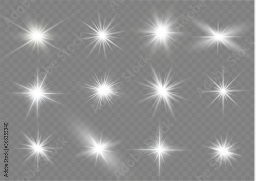White light stars.