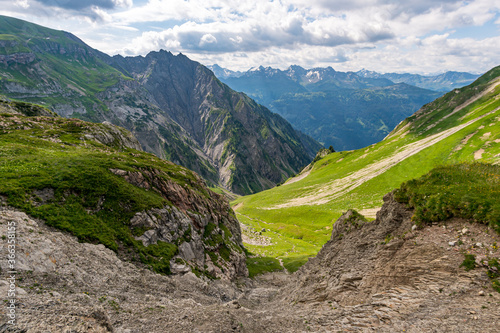 Fantastic hike in the Lechquellen Mountains in Vorarlberg Austria