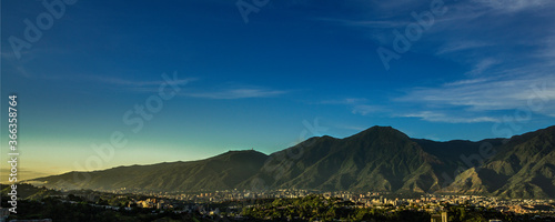 Panorámica de la ciudad de Caracas Venezuela photo