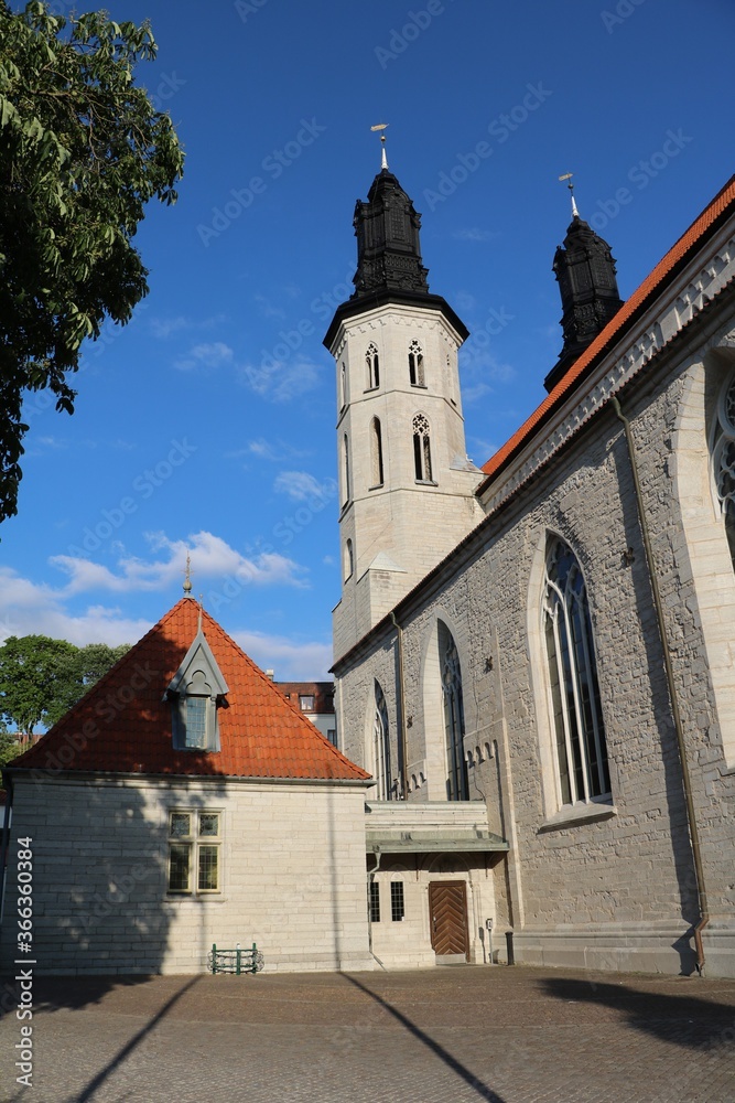 Visby Cathedral in Visby on Gotland, Sweden