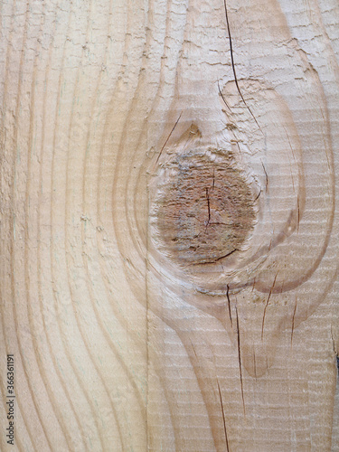 Rough grained  knotty wood board texture, wooden background, vertical photo