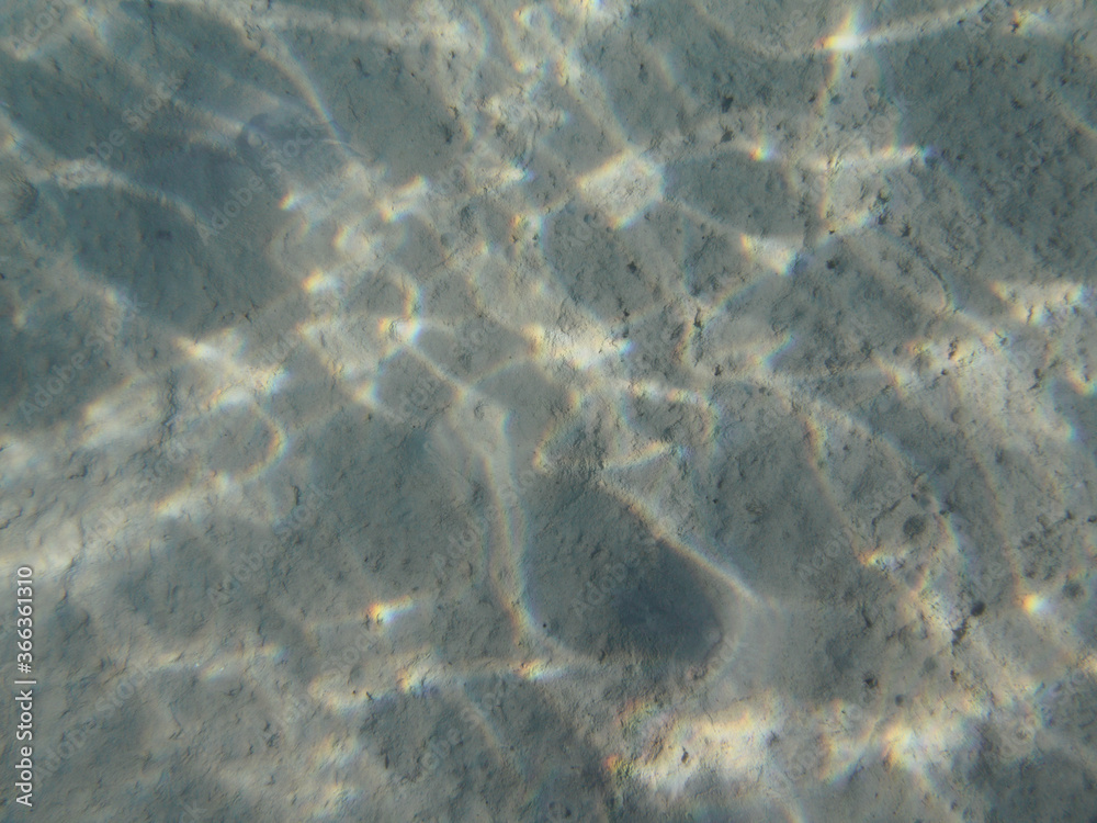 Sea sandy bottom underwater background