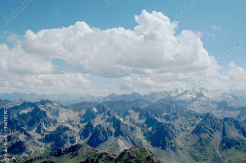 les montagnes dans les Pyrénées en France