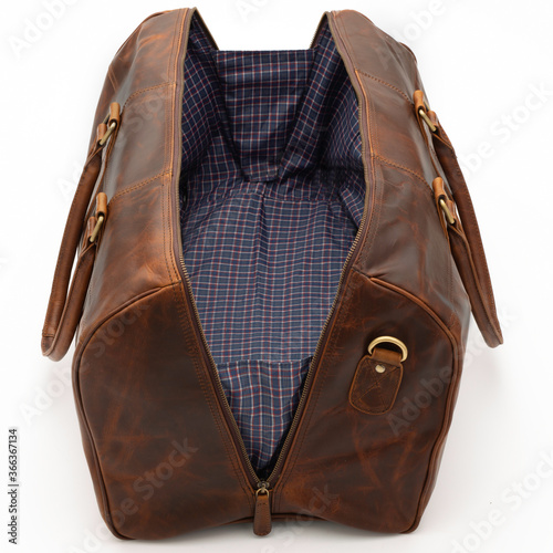 duffel bag travel case leather holdall valise fashion modern