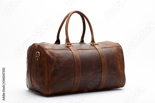duffel bag travel case leather holdall valise fashion modern