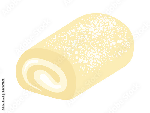 ロールケーキのイラスト