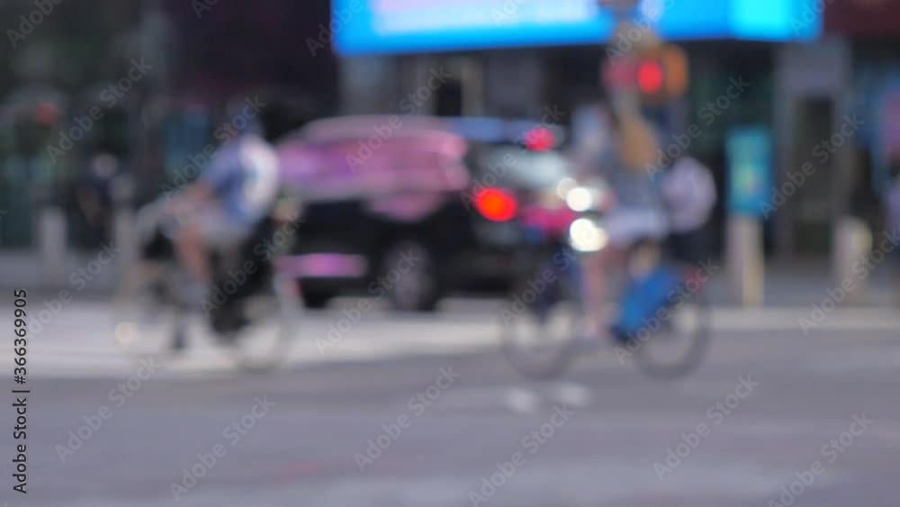 burry photo of unrecognized people sightseeing at midtown, times square NYC burry photo of unrecognized people sightseeing at midtown, times square NYC
