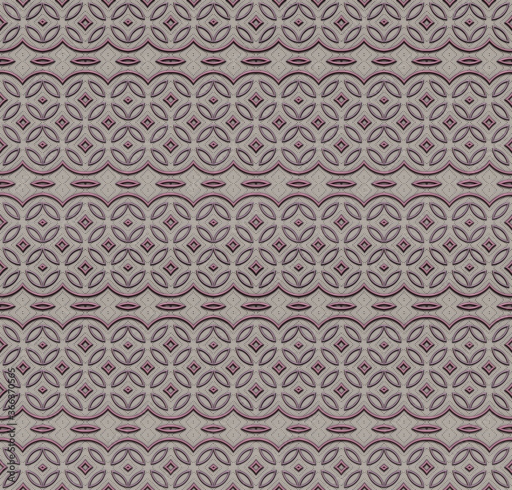 Seamless relief pattern in an old decor style 533d