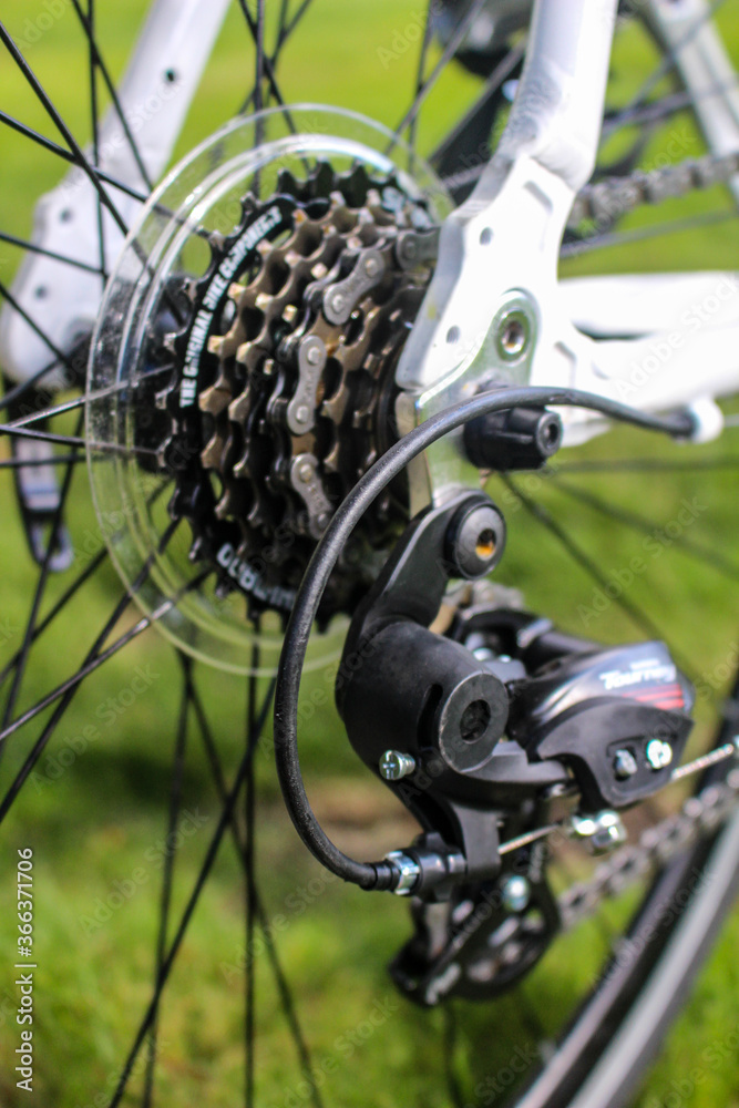 Fototapeta premium close up of a bicycle