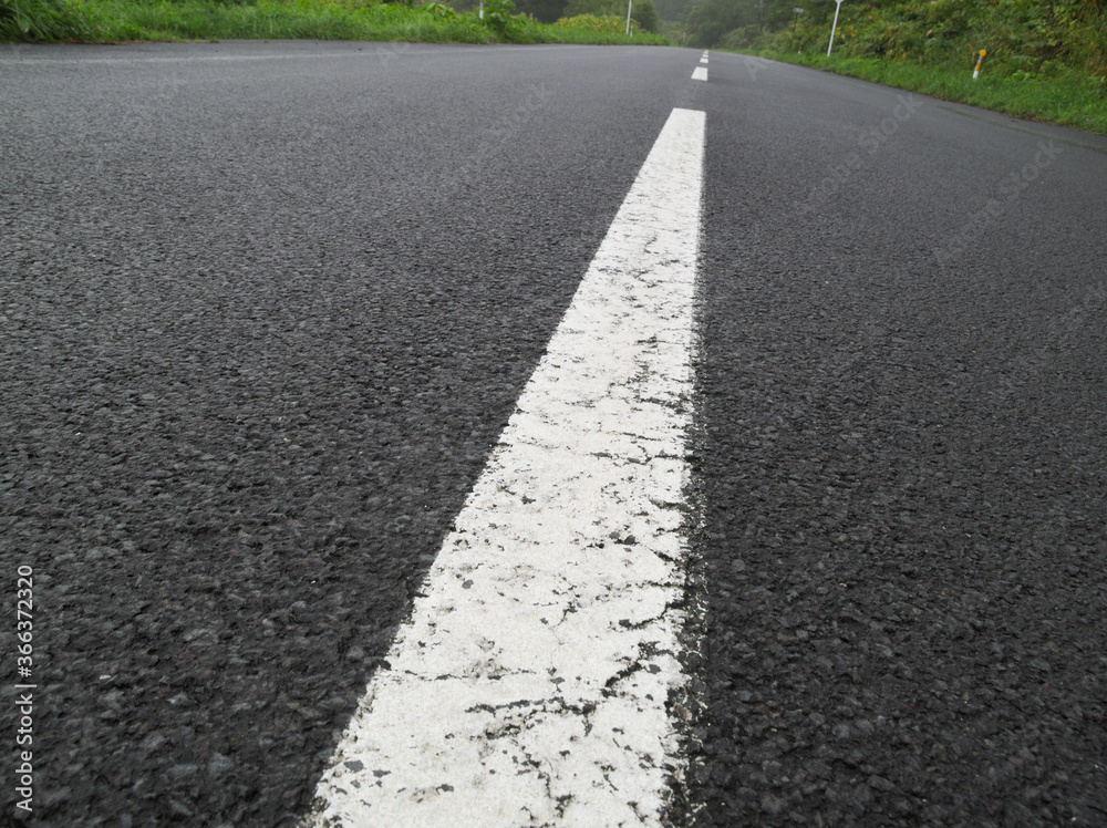 asphalt road with lines asphalt road with lines