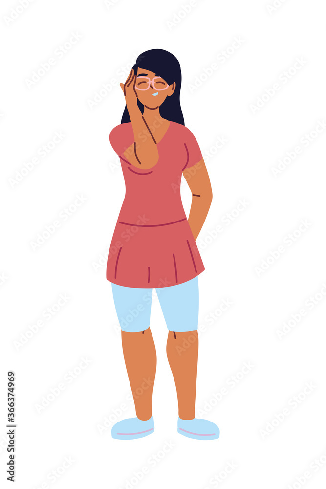 latin woman cartoon vector design latin woman cartoon vector design