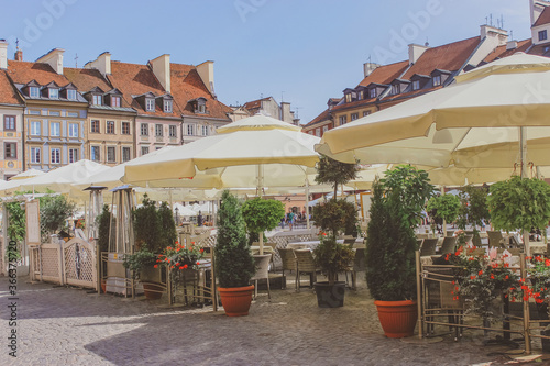 street in the old town of gdansk poland