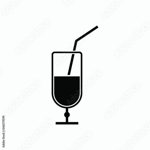 cocktail icon vector sign