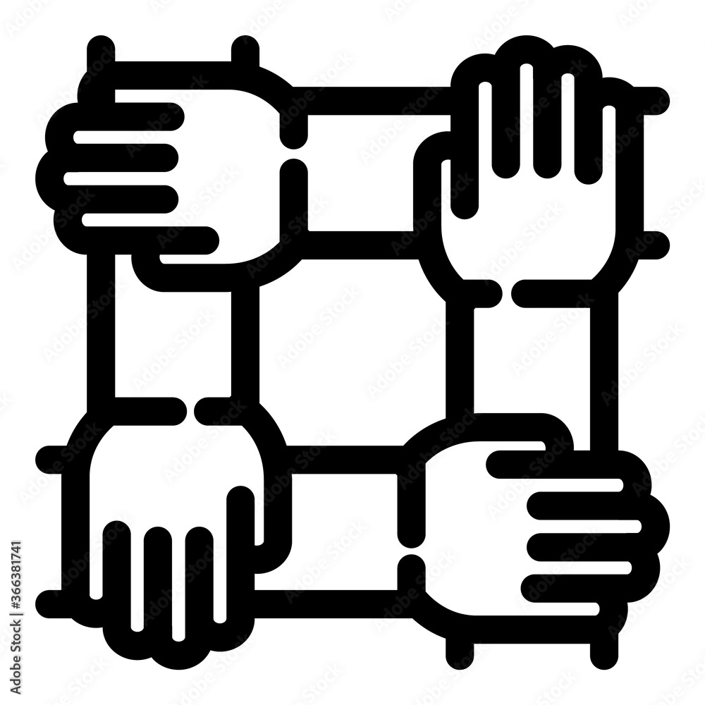 Unity Flat Icon Isolated On White Background Unity Flat Icon Isolated On White Background
