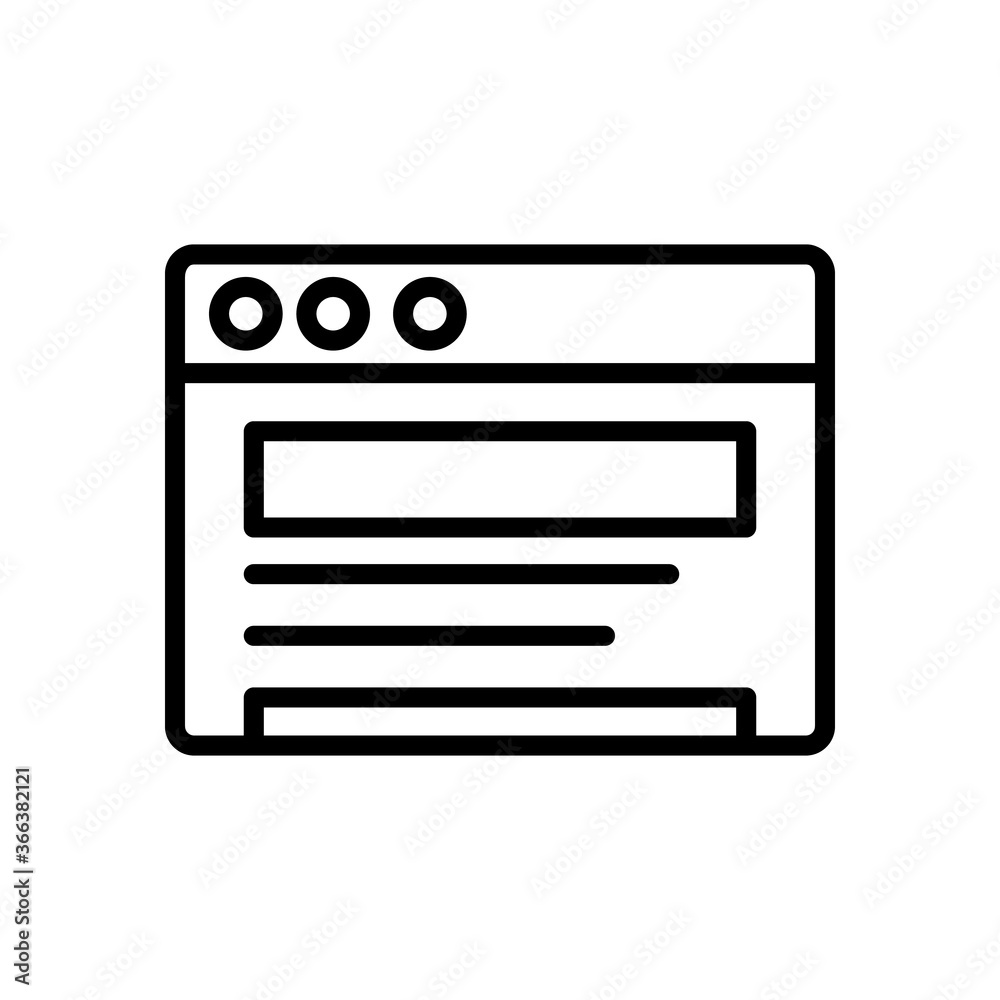 Browser, web site, interface icon. Simple line, outline vector elements of internet explorer icons for ui and ux, website or mobile application Browser, web site, interface icon. Simple line, outline vector elements of internet explorer icons for ui and ux, website or mobile application