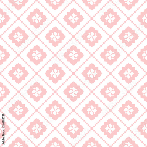 Geometric diamond pattern seamless repeat background