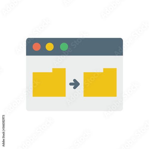 Free Download Browser, web site, folder icon. Simple color vector elements of internet explorer icons for ui and ux, website or mobile application - GFXLoad