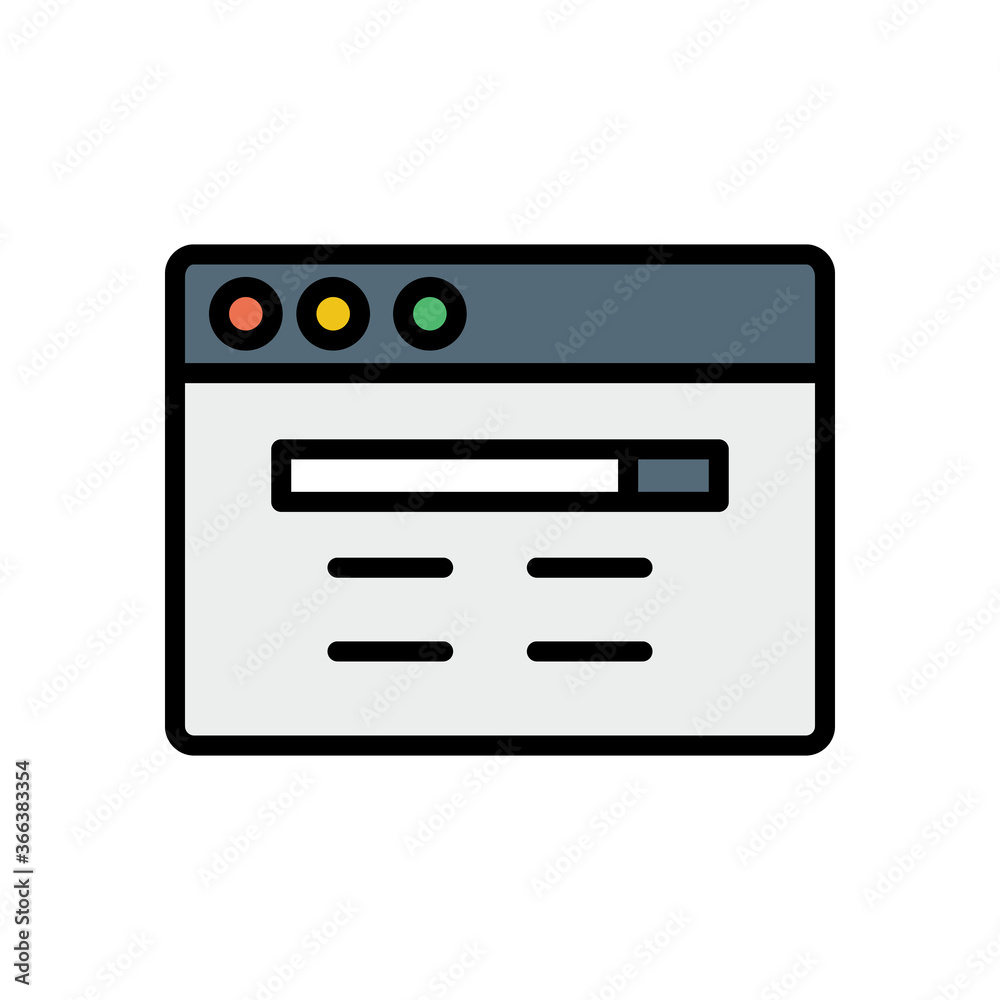 Browser, web site, search icon. Simple color with outline vector elements of internet explorer icons for ui and ux, website or mobile application Browser, web site, search icon. Simple color with outline vector elements of internet explorer icons for ui and ux, website or mobile application