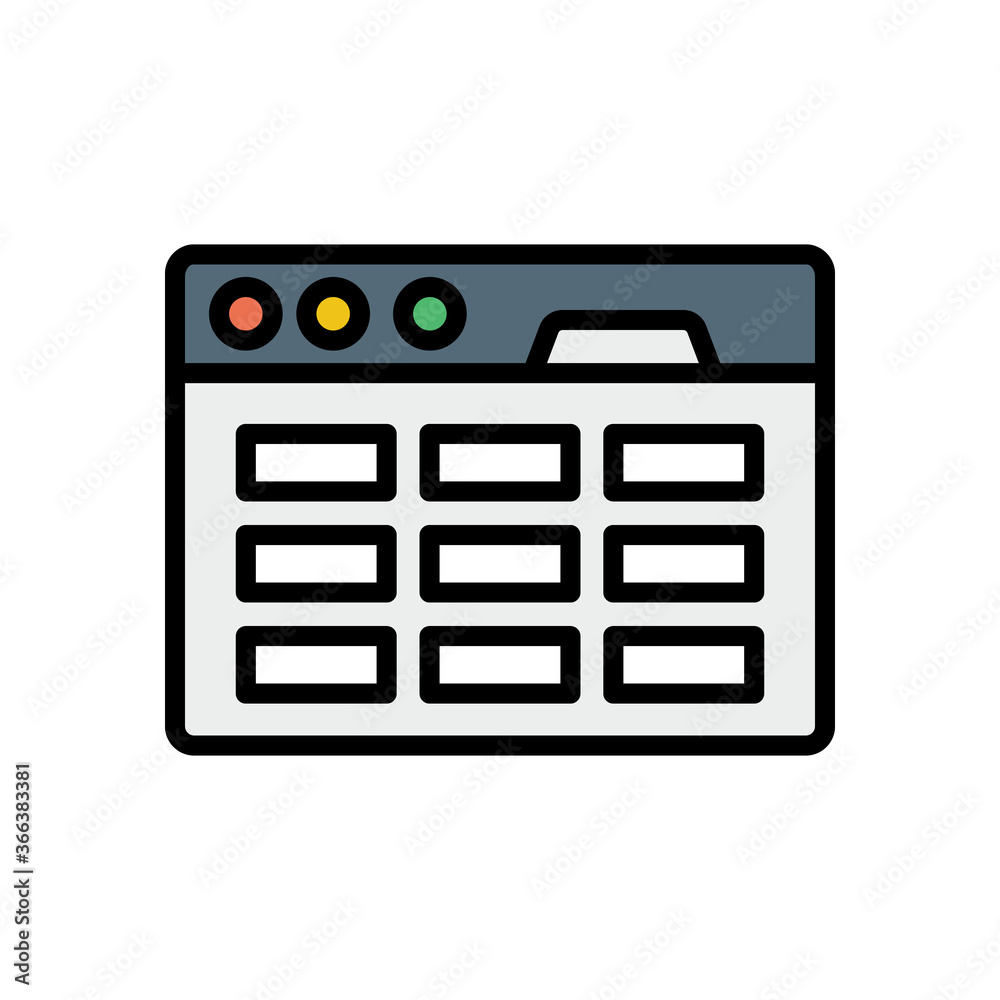 Browser, web site, interface icon. Simple color with outline vector elements of internet explorer icons for ui and ux, website or mobile application