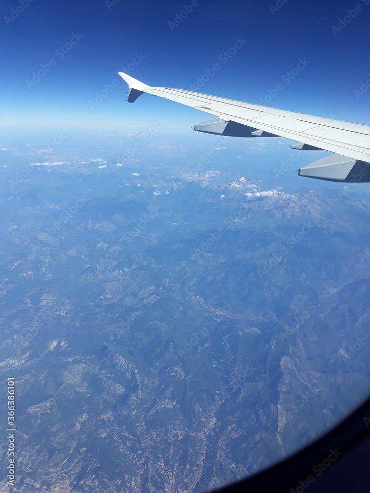 Obraz premium Foto desde el avión