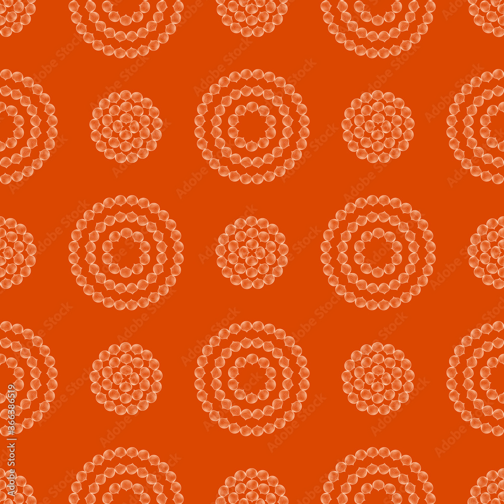 Fototapeta premium vector seamless pattern with circles