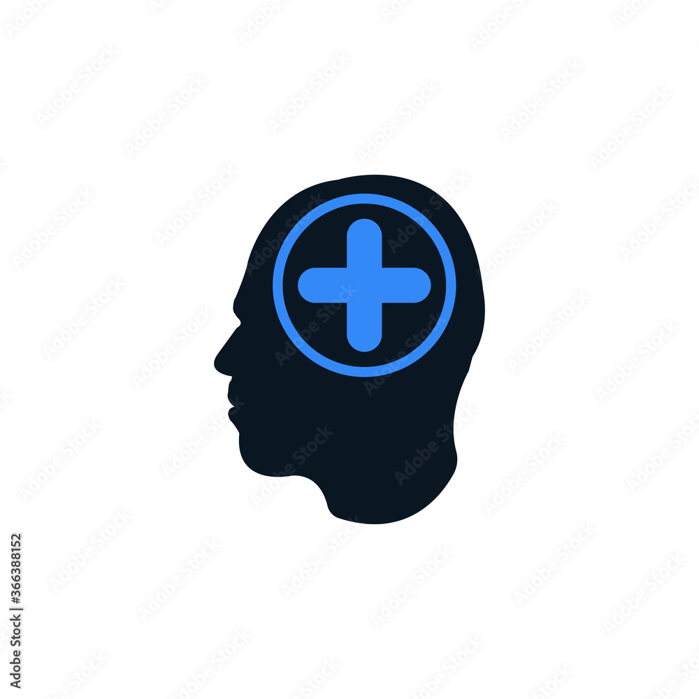 Obraz premium Mental health, psychiatry, psychology, therapy icon
