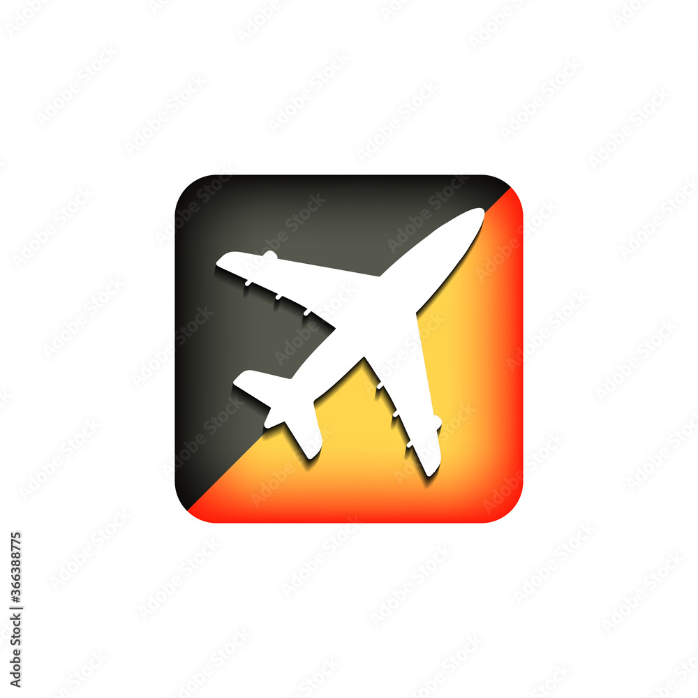airplane moderen logo design illlustration airplane moderen logo design illlustration