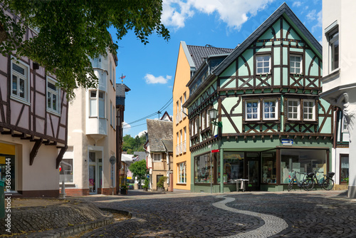 Cityscape of the idyllic old town Linz am Rhein © EKH-Pictures