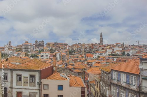 view of the old town of porto portugal © Zabeyda Natali