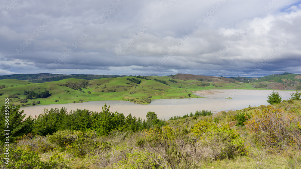 landscape with lake landscape with lake