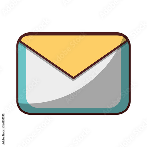 Free Download email message letter icon isolated design shadow - GFXLoad