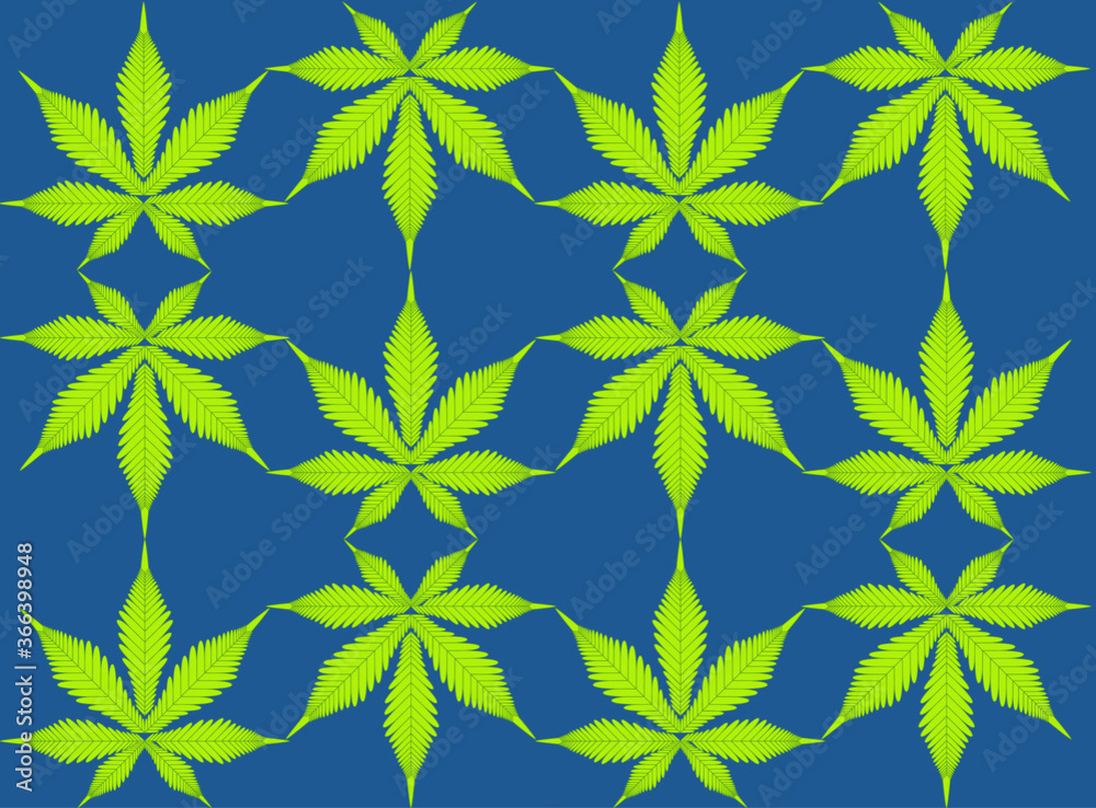Marihuana pattern