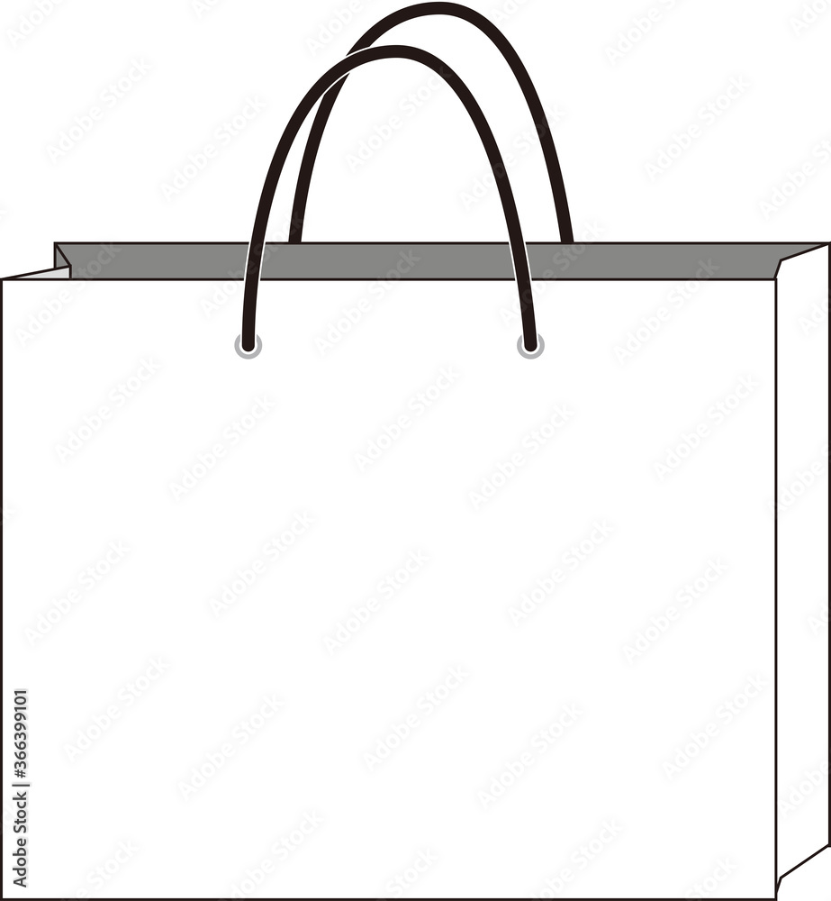 vector illustration of a shopping bag